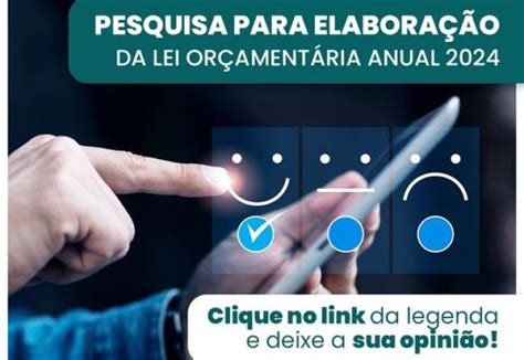 Notícia Enquete de Audiência Participativa para Elaboração da LOA