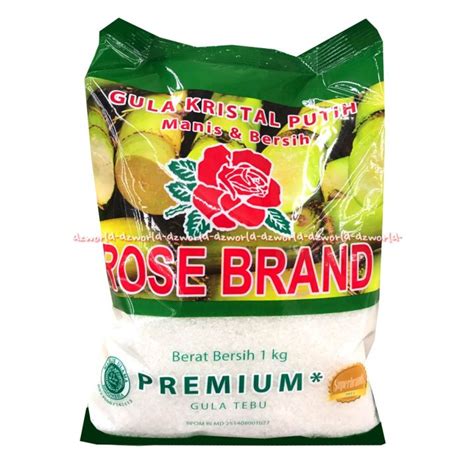 Rose Brand 1kg Gula Kristal Putih Gula Pasir Premium Terbuat Dari Tebu