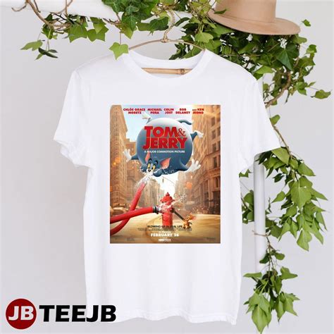 Tom And Jerry Chloe Grace Moretz Michael Pena Design Teejb Unisex T Shirt