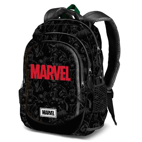 Mochila Escolar Premium Adap Trolley Cm Marvel Loja Da Crian A