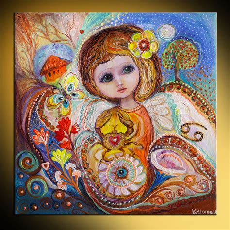 The Fairies Of Zodiac Series Cancer Painting By Elena Kotliarker