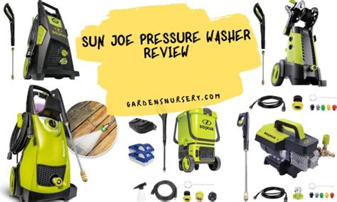 Sun Joe Pressure Washer Review | GARDENS NURSERY