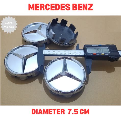 Jual Dop Roda Atau Tutup Velg Putih Mobil Mercedes Benz Mercy