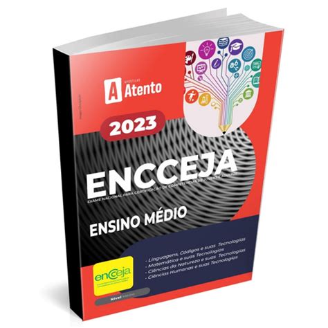 Apostila Encceja 2023 Nível Médio Kit Completo Caderno de Provas