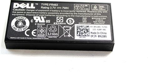 Amazon Dell New Fr Battery For Poweredge Perc I I P Nu