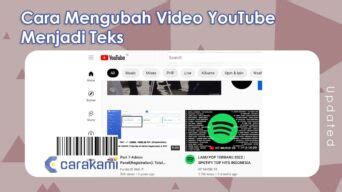 12 Cara Mengubah Video YouTube Menjadi Teks Tercepat