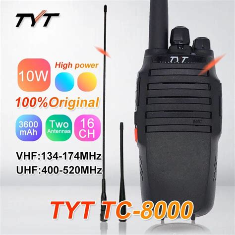 Tyt Tc W High Power Uhf Walkie Talkie Radio Station Amateur