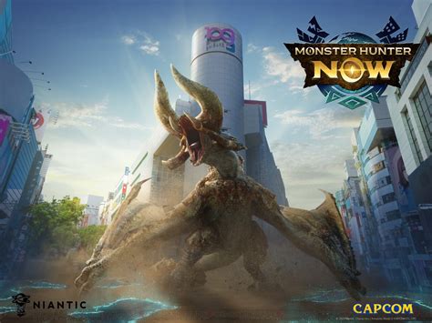 ＜画像11＞『モンハンnow』ディアブロスがshibuya109の前で咆哮をあげる新ビジュアルがすごい【monster Hunter Now