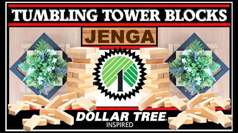 🌳dollar Tree🌳 Inspired Tumbling Tower Blocks Diys 🌳 Daily Wall Decor 🌳