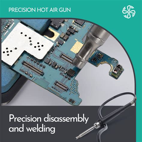 YIHUA 8509 I ESD Safe New Type Micro Chips Hot Air Mini Desoldering Rework Soldering Station