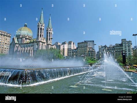 praca da se sao paulo brazil stock photo alamy