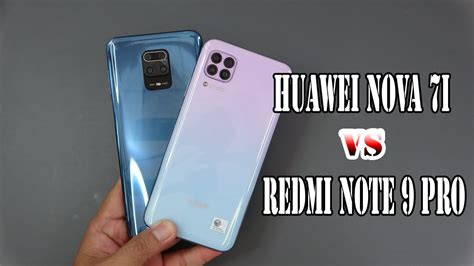 Xiaomi Redmi Note 9 Pro Vs Huawei Nova 7i SpeedTest And Camera