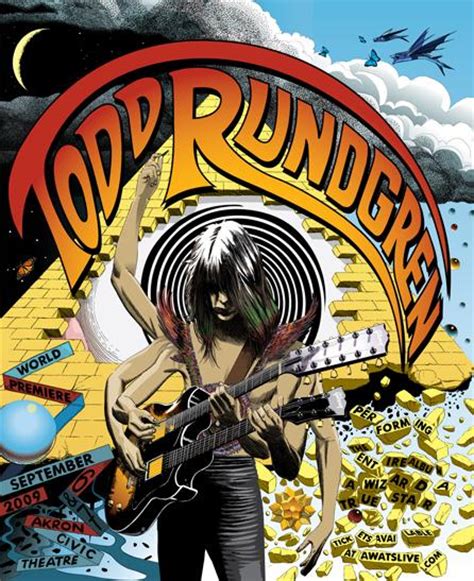 Todd Rundgren A Wizard A True Star Tour Poster By Jefferson Wood