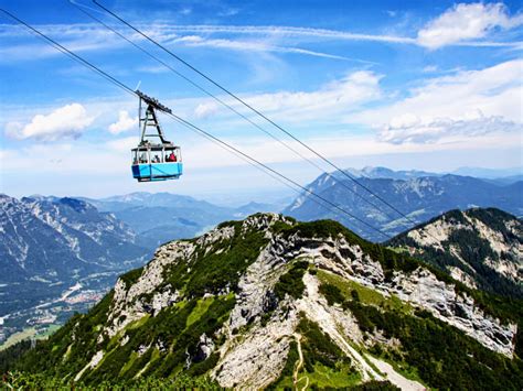 Zugspitze Mountain From Munich With Cable Car And Cogwheel Train Ride