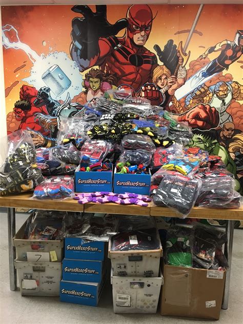 SuperHeroStuff Donates Over $18,000 of Super Hero Merchandise to ...