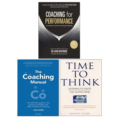 Coaching For Performance Coaching Manual Time To Think 3 Books