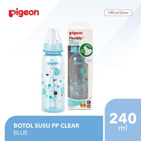 Jual Stok Terbatas Termurah Pigeon Botol Pp Clear Botol Susu Slim Neck