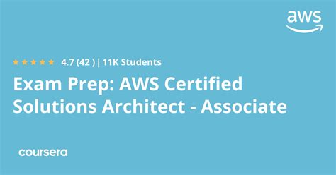 Exam Prep Aws Certified Solutions Architect Associate Coursya