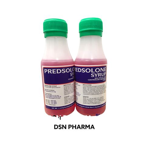 Predsolone Syrup 25mg5ml Dsn Pharma Sdn Bhd