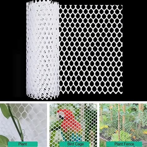 Plastic Fence Wire 500gsm Low Pressure High Density Hexagonal Hole Diy Chicken Wire Fencing Mesh