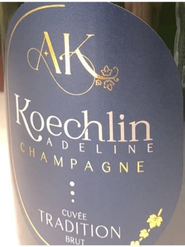 Koechlin Adeline Cuvée Tradition Brut Champagne Vivino Us