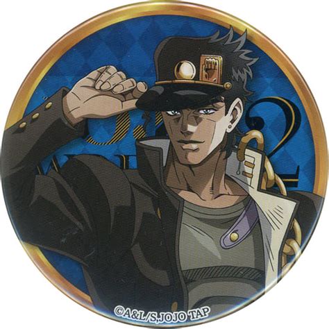 Badge Pins Jotaro Kujo JOJO S BIZARRE ADVENTURE JOJO WORLD2 75 Mm