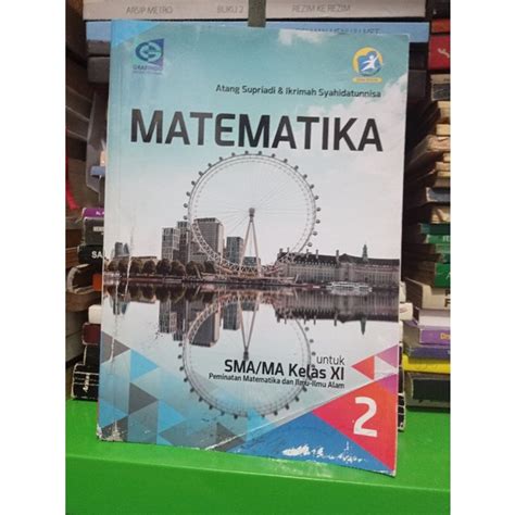 Jual Buku Bekas Kurikulum Revisi Matematika Untuk Sma Kelas Xi