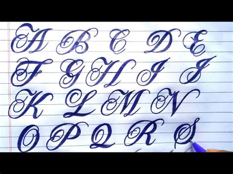 Calligraphy Cursive Writing Calligraphy Stylish Alphabets A To Z