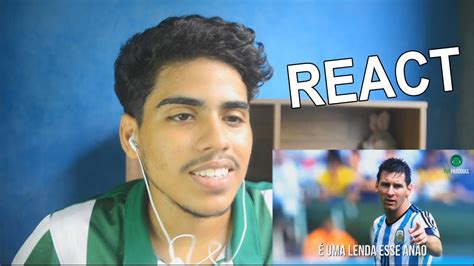 React Messi Gols Na Champions Par Dia Iza Pesad O Ft