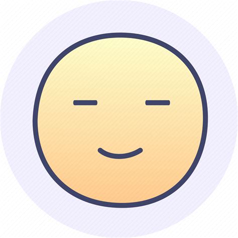 Satisfied, emoji, emoticon icon - Download on Iconfinder