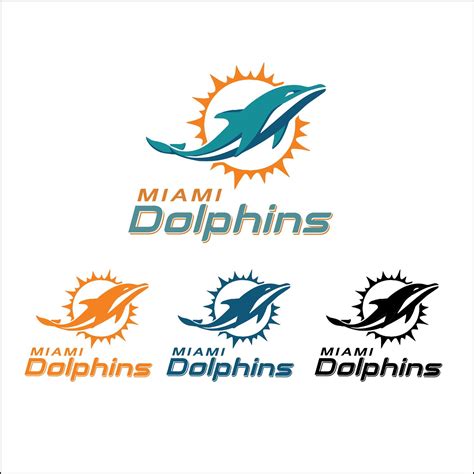 Miami Dolphins Logo Printable Stencils