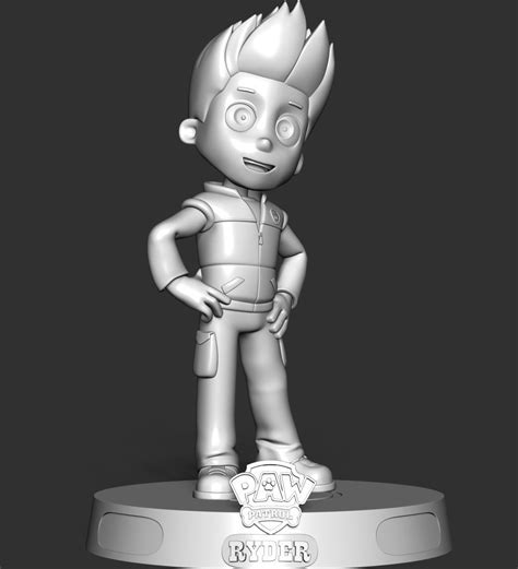 Ryder Paw Patrol 3d Model 3d Printable Cgtrader