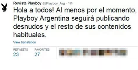 Playboy Argentina Refuse To Scrap Naked Snaps Despite Order From