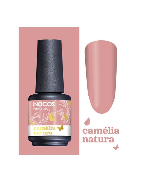 VERNIZ GEL INOCOS Coleção Natura Lovers Camélia Natura 15ml