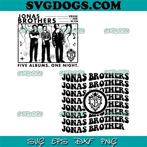 Jonas Brothers Bundle Svg Png 1