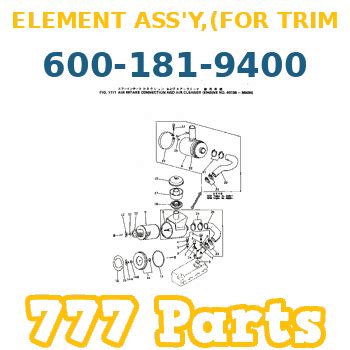 Komatsu ELEMENT ASS Y FOR TRIMMING DOZER