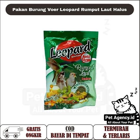 Jual Pakan Burung Pleci Prenjak Ciblek Kolibri Leopard Rumput Laut