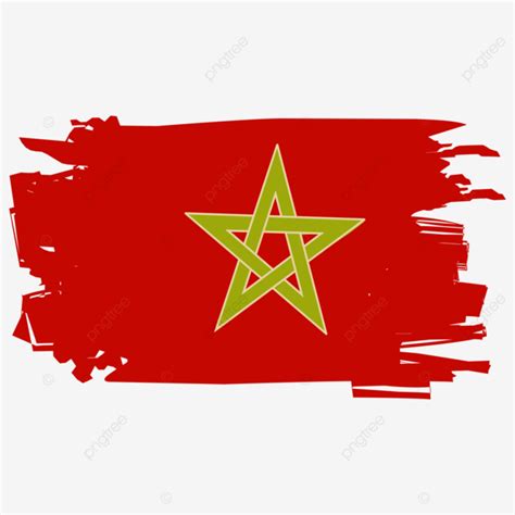 Fondo De La Bandera De Marruecos Png Marruecos Banderas Fondo Rojo