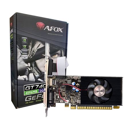 Placa De V Deo Afox Geforce Gt Gb Pci E Ddr Dvi Vga Hdmi Dual