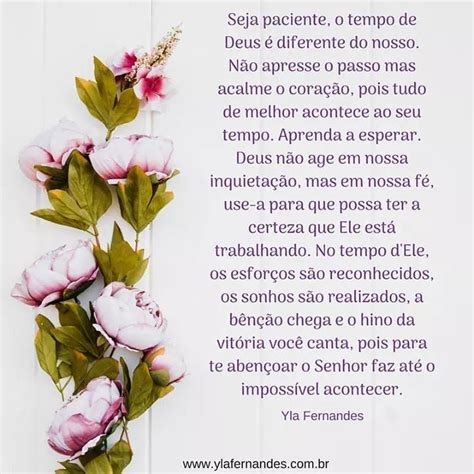O Tempo De Deus Não É O Nosso Tempo Versículo - O Tempo de Deus Não é o Nosso!