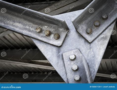 Iron girder detail stock photo. Image of bridge, frame - 56661120