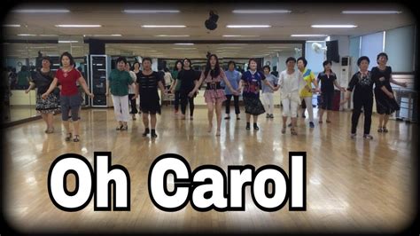 18 Oh Carol Line Dance Beginner Marisa Manferdini August 2018 YouTube