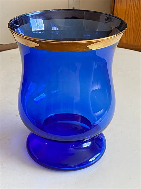 Estate Item Collectible Vintage Large Quality Cobalt Blue Blown Art