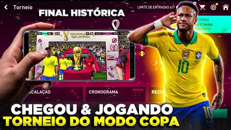 Final Hist Rica Explicando O Modo Torneio Copa Do Mundo Jogando Pra