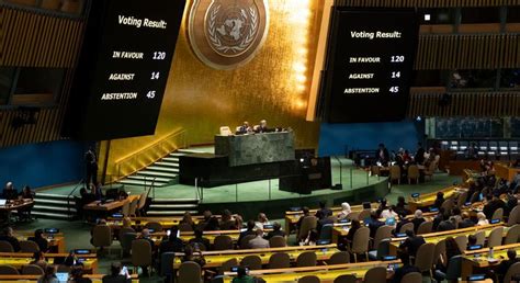 Un General Assembly Adopts Gaza Resolution Calling For Immediate And Sustained ‘humanitarian