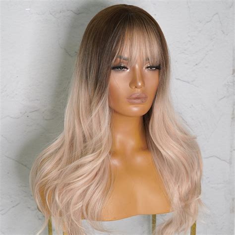 Gwen Ombre Fringe Wig Milk And Honey