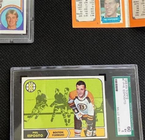 1968 69 Topps Phil Esposito 7 Ice Hockey HOF Boston Bruins PSA 5 EX EBay