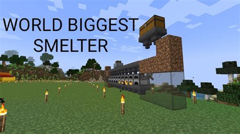 World Biggest Aoutomatic Smelter Minecraft Gameplay 38 Youtube