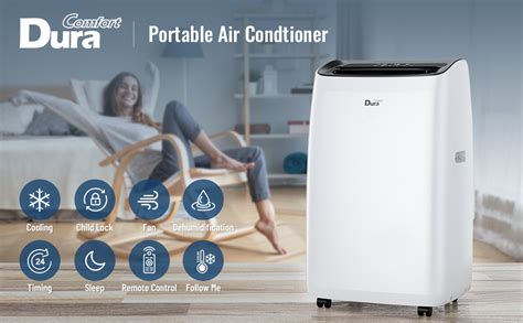 Duracomfort Portable Air Conditioner With Heat 8150 Btu 12000 Btu