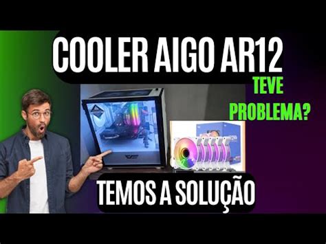 Aigo AR12 o Cooler Branco Argb Mais Bonito e Melhor Custo X Benefício